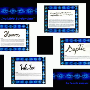 Fine Art Photography, Blue Words